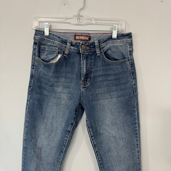 Indigo Wisdom Original Jeans Men's Size 30 W x 32 Skinny Straight Leg - Picture 3 of 7